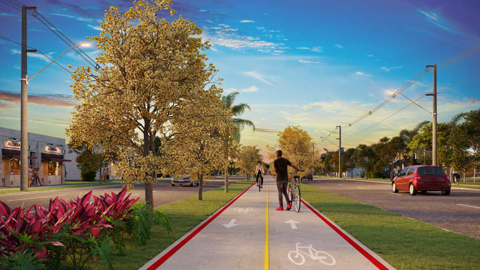 Ciclovia do bairro