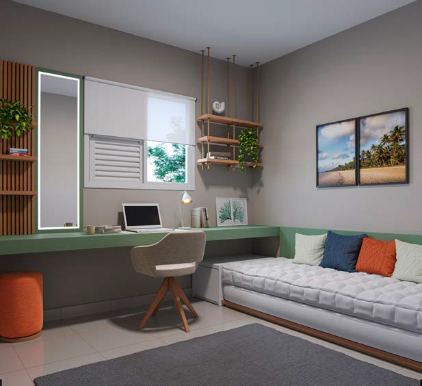 Segundo quarto / home office